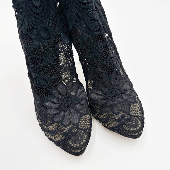 Dolce & Gabbana Lace Ankle Stretch Booties - Picture 6 of 15